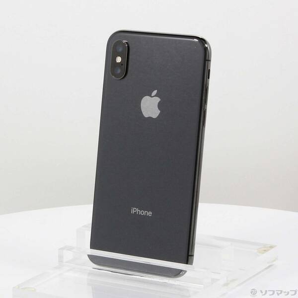 【中古】Apple(アップル) iPhoneX 256GB スペースグレイ MQC12J／A SoftBank 【247-ud】