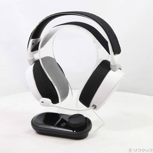 【中古】SteelSeries Arctis Pro + GAMEDAC ホワイト 【377-ud】