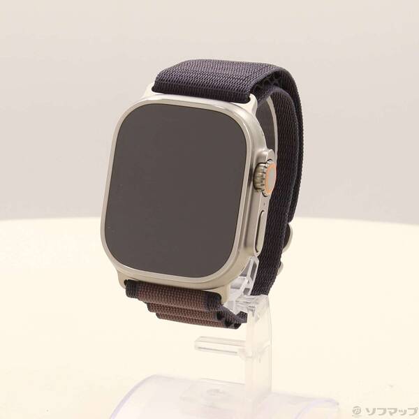 【中古】Apple(アップル) Apple Watch Ultra 2 GPS + Cellular 49mm チタニウムケース インディゴアルパインループ 【352-ud】｜ソフマップ中古専門店