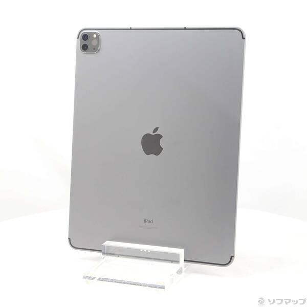 【中古】Apple(アップル) iPad Pro 12.9インチ 第5世代 256GB スペースグレイ MHR63J／A SIMフリー 【198-ud】