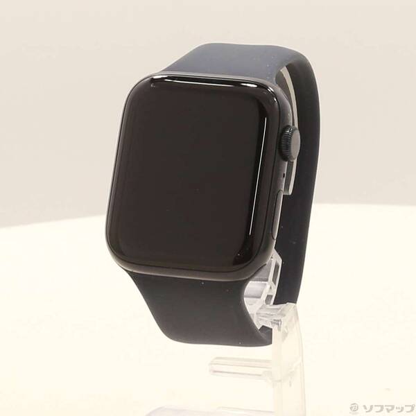 【中古】Apple(アップル) Apple Watch SE 第2世代 GPS 44mm ミッドナイトアルミニウムケース ミッドナイトソロループ 【352-ud】