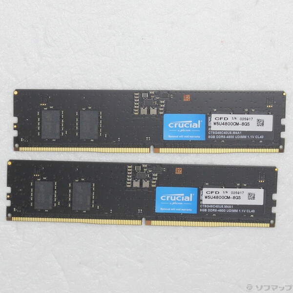【中古】CFD(シーエフディー) W5U4800CM-8GS 16GB 8GB×2枚組 【305-ud】