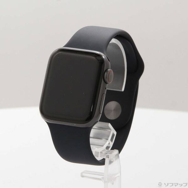【中古】Apple(アップル) Apple Watch Series 6 GPS + Cellular 40mm スペースグレイアルミニウムケース ミッドナイトスポーツバンド 【377-ud】
