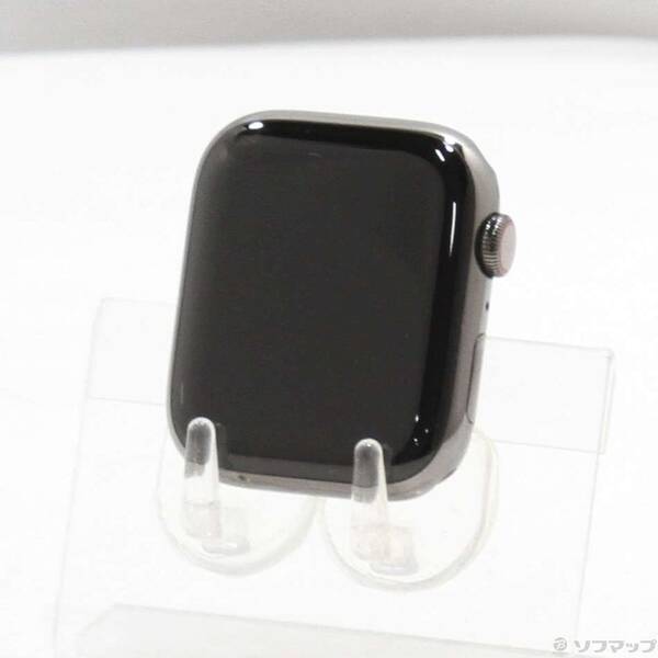 【中古】Apple(アップル) Apple Watch Series 7 GPS + Cellular 45mm グラファイトステンレススチールケース バンド無し 【377-ud】