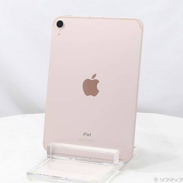 【中古】NTTドコモ iPad mini 第6世代 64GB ピンク MLX43J／A docomoロック解除SIMフリー 【251-ud】