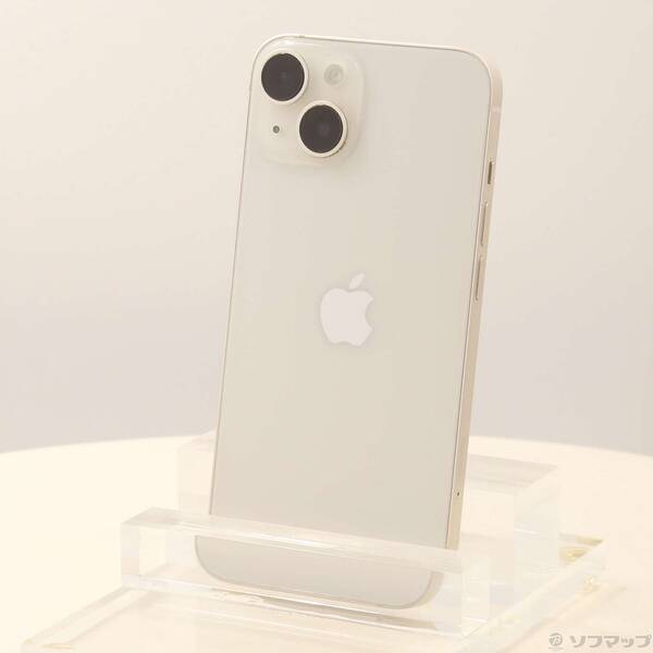 【中古】Apple(アップル) iPhone14 512GB スターライト MPX23J/A SIMフリー 〔ネットワーク利用制限▲〕 【262-ud】