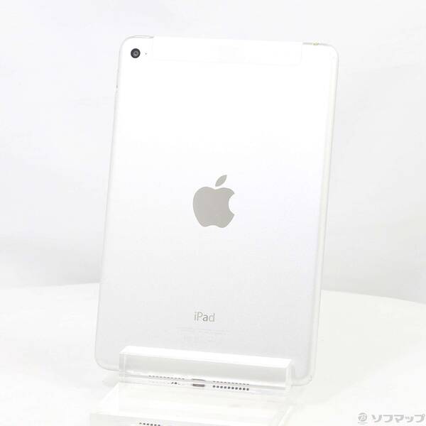 【中古】Apple(アップル) iPad mini 4 32GB シルバー MNWF2J/A docomoロック解除SIMフリー 【198-ud】