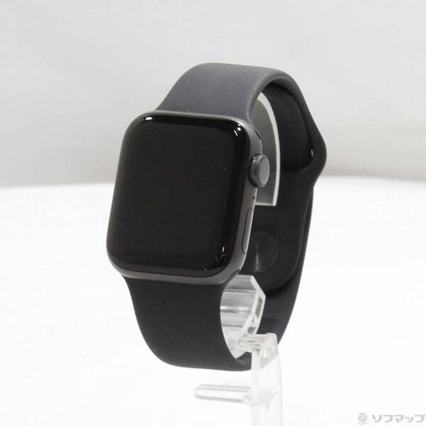 【中古】Apple(アップル) Apple Watch SE 第1時人 GPS 40粍 スペースグレイアルミニウムケース 黒いこと運動競技ダンス楽隊 【198-ud】
