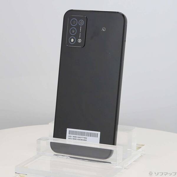 【中古】ZTE Libero 5G III 64GB ブラック ZESBY3 Y!mobile SIMフリー 【368-ud】