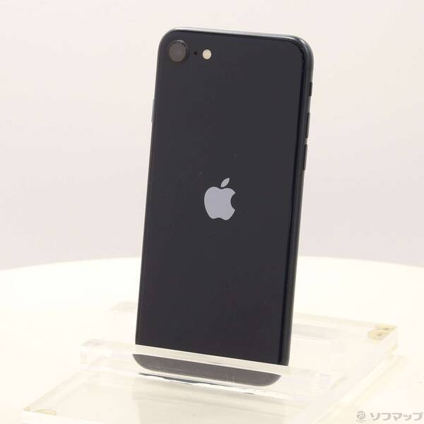 【中古】Apple(アップル) iPhone SE 第3世代 64GB ミッドナイト MMYC3J／A SIMフリー 【368-ud】