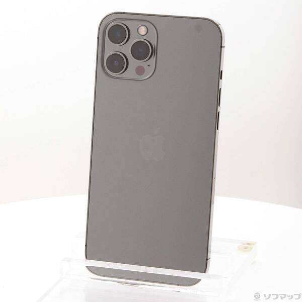 【中古】Apple(アップル) iPhone12 Pro Max 128GB グラファイト MGCU3J／A SIMフリー 【276-ud】
