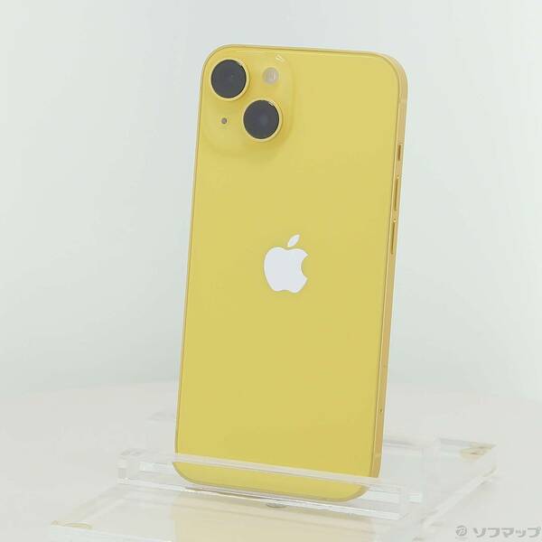 【中古】Apple(アップル) iPhone14 128GB イエロー MR3Q3J／A SIMフリー 【196-ud】