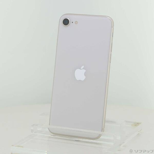 【中古】Apple(アップル) iPhone SE 第3世代 64GB スターライト MMYD3J／A SIMフリー 【262-ud】