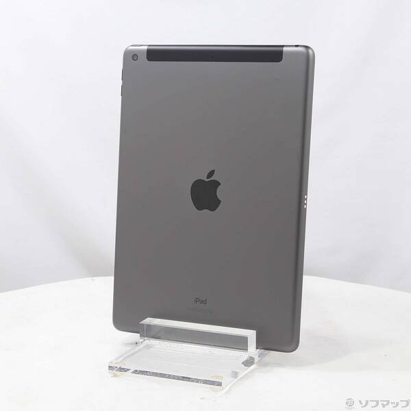 【中古】Apple(アップル) iPad 第9時人 64GB あき場所薄墨色 MK473J／A SoftBank鍵を掛ける取りけすSIM無償性 【295-ud】
