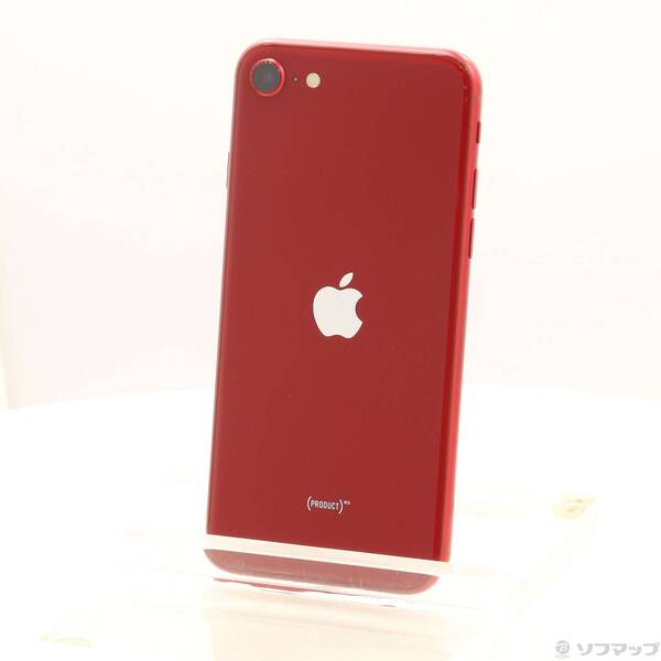 【中古】Apple(アップル) iPhone SE 第3世代 64GB プロダクトレッド MMYE3J／A SIMフリー 【344-ud】