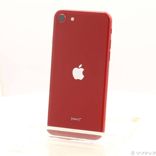【中古】Apple(アップル) iPhone SE 第3世代 64GB プロダクトレッド MMYE3J／A SIMフリー 【348-ud】