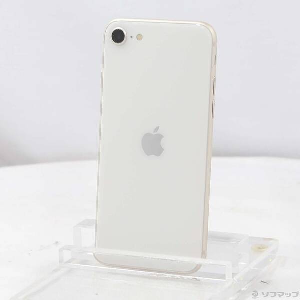 【中古】Apple(アップル) iPhone SE 第3世代 128GB スターライト MMYG3J／A SIMフリー 【344-ud】