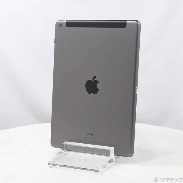 【中古】Apple(アップル) iPad 第9時人 64GB あき場所薄墨色 MK473J／A SoftBank鍵を掛ける取りけすSIM無償性 【348-ud】