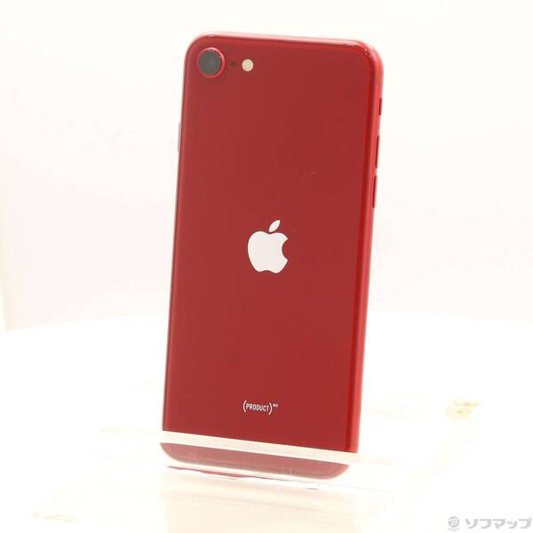 【中古】Apple(アップル) iPhone SE 第3世代 64GB プロダクトレッド MMYE3J／A SIMフリー 【371-ud】