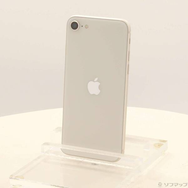 【中古】Apple(アップル) iPhone SE 第3世代 128GB スターライト MMYG3J／A SIMフリー 【269-ud】