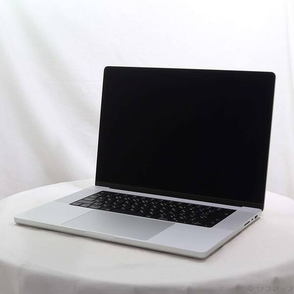 【中古】Apple(アップル) MacBook Pro 16.2-inch Late-2021 MK1H3J／A Apple M1 Max 10コアCPU_32コアGPU 32GB SSD4TB シルバー 〔14.7 Sonoma〕 【262-ud】