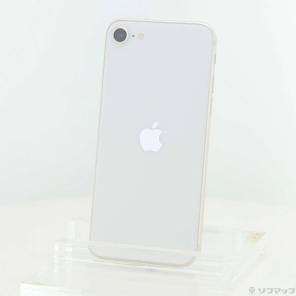 【中古】Apple(アップル) iPhone SE 第3世代 64GB スターライト MMYD3J／A SIMフリー 【344-ud】