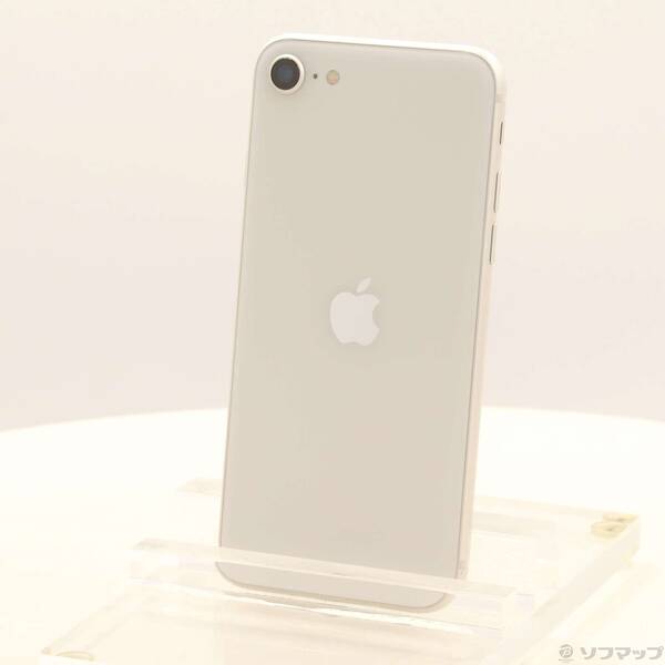 【中古】Apple(アップル) iPhone SE 第3世代 64GB スターライト MMYD3J／A SIMフリー 【349-ud】