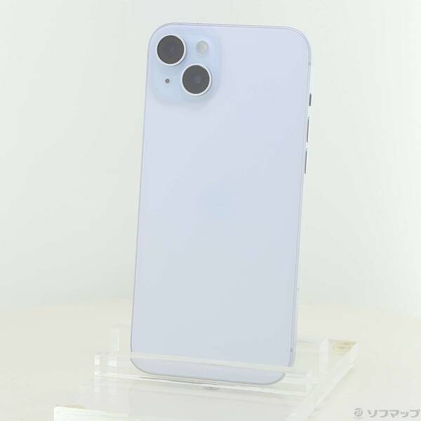 【中古】Apple(アップル) iPhone15 Plus 128GB 青色 MU0D3J／A SIM無償性 【276-ud】