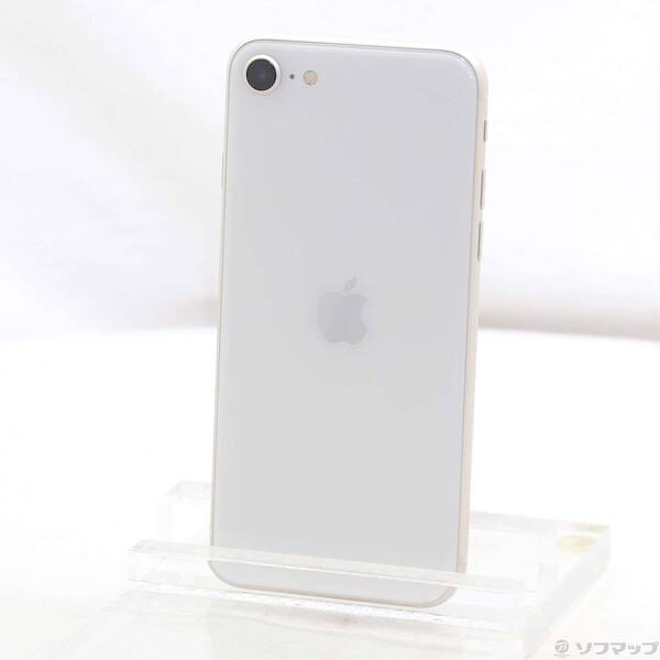【中古】Apple(アップル) iPhone SE 第3世代 128GB スターライト MMYG3J／A SIMフリー 【269-ud】