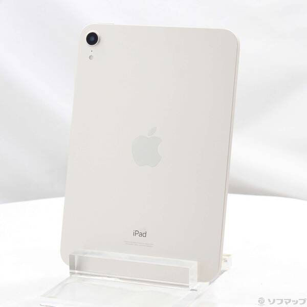 【中古】Apple(アップル) iPad mini 第6世代 256GB スターライト MK7V3J／A Wi-Fi 【348-ud】