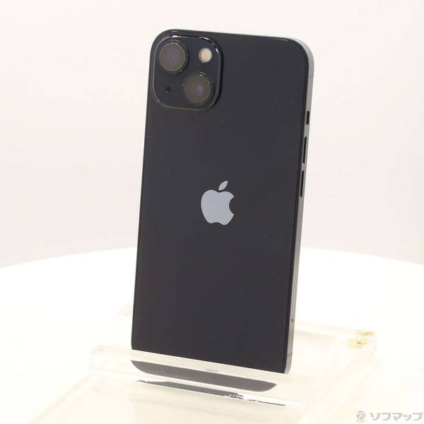 【中古】Apple(アップル) iPhone13 128GB ミッドナイト MLNC3J／A SIMフリー 【258-ud】