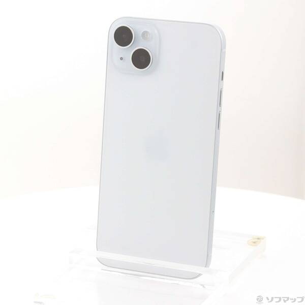 【中古】Apple(アップル) iPhone15 Plus 256GB 青色 MU0N3J／A SIM無償性 【276-ud】