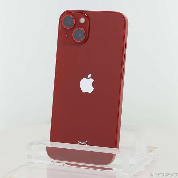 【中古】Apple(アップル) iPhone13 256GB プロダクトレッド MLNL3J/A SIMフリー 【297-ud】