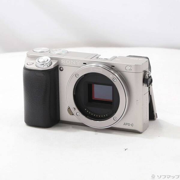 【中古】SONY(ソニー) α6000 ボディ シルバー ILCE-6000 【368-ud】
