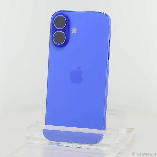 【中古】Apple(アップル) iPhone16 128GB ウルトラマリン MYDU3J／A SIMフリー 【276-ud】