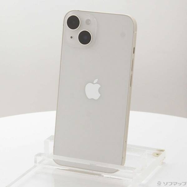 【中古】Apple(アップル) iPhone14 128GB スターライト MPUQ3J／A SIMフリー 【276-ud】
