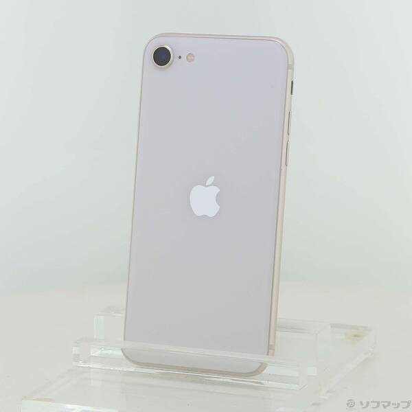 【中古】Apple(アップル) iPhone SE 第3世代 64GB スターライト MMYD3J／A SIMフリー 【344-ud】