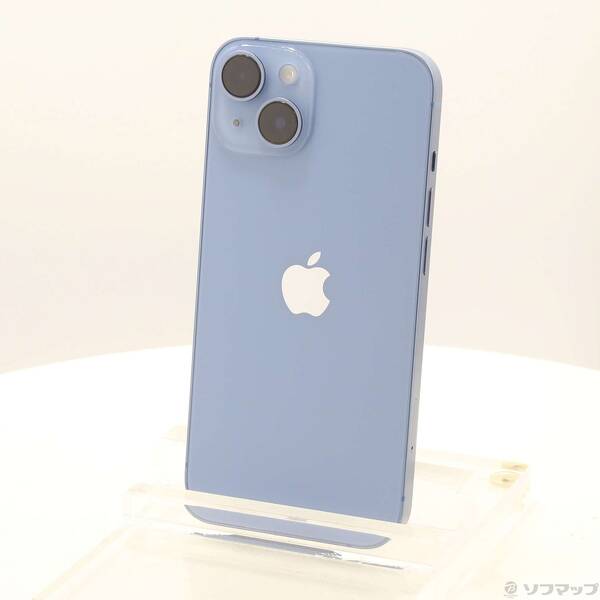 【中古】Apple(アップル) iPhone14 128GB ブルー MPVJ3J／A SIMフリー 【276-ud】