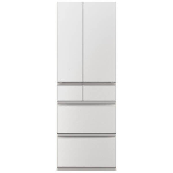 【中古】MITSUBISHI(三菱) 〔見せびらかす品〕 電気冷蔵庫 WZ続きもの グランドリネンホワイト MR-WZ50M-W ［幅65珊 ／495L ／6部屋の入り口 ／観音開き手合い ／2025年］ 【305-ud】