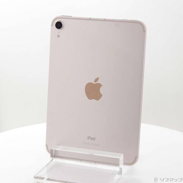 【中古】Apple(アップル) iPad mini 第6世代 64GB ピンク MLX43J／A docomoロック解除SIMフリー 【371-ud】