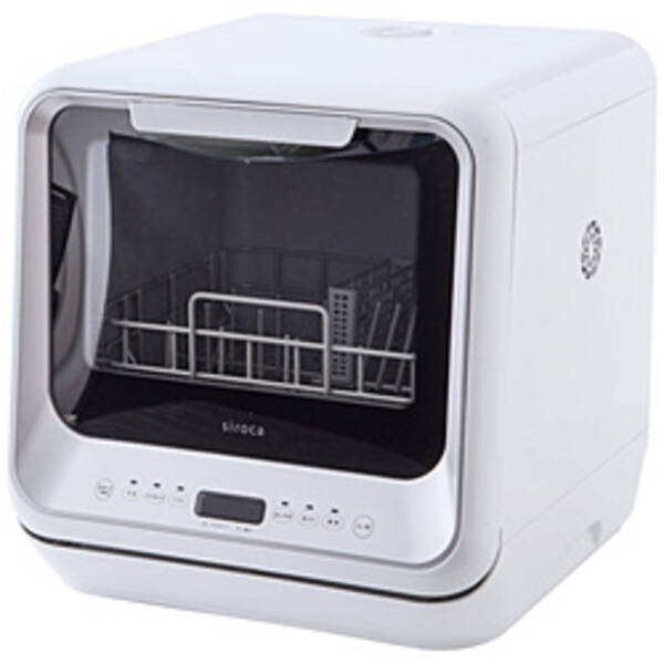 【中古】SIROCA 〔展示品〕 食器洗い乾燥機 [工事不要] シルバー SS-M151 ［～3人用］ 【305-ud】