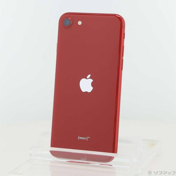 【中古】Apple(アップル) iPhone SE 第3世代 64GB プロダクトレッド MMYE3J／A SIMフリー 【349-ud】