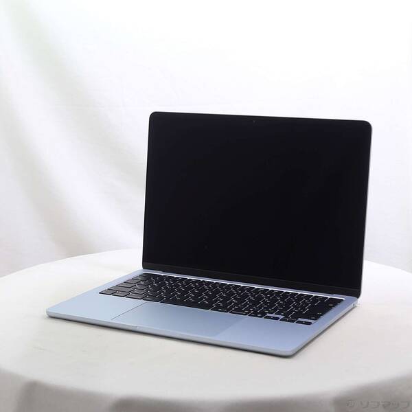 【中古】Apple(アップル) MacBook Air 13.6-inch Early-2025 MC6U4J／A Apple M4 10コアCPU_10コアGPU 16GB SSD512GB スカイブルー 〔15.7 Sequoia〕 【297-ud】