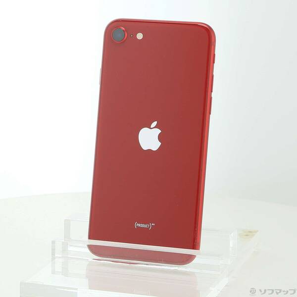 【中古】Apple(アップル) iPhone SE 第3世代 256GB プロダクトレッド MMYL3J／A SIMフリー 【371-ud】
