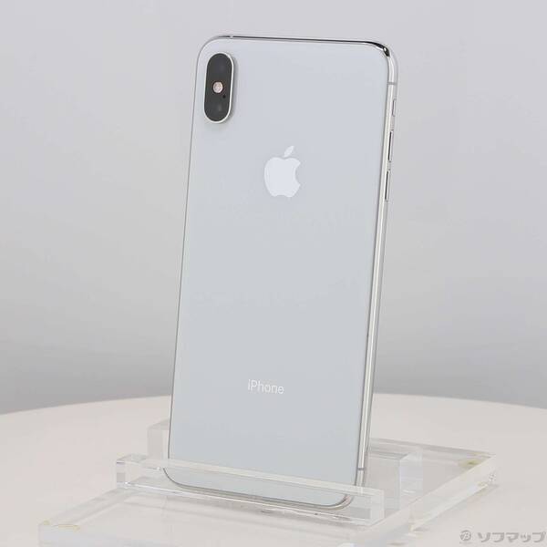【中古】Apple(アップル) iPhoneXS Max 256GB シルバー MT6V2J／A SIMフリー 【247-ud】