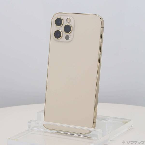 【中古】Apple(アップル) iPhone12 Pro 256GB ゴールド MGMC3J／A SIMフリー 【276-ud】