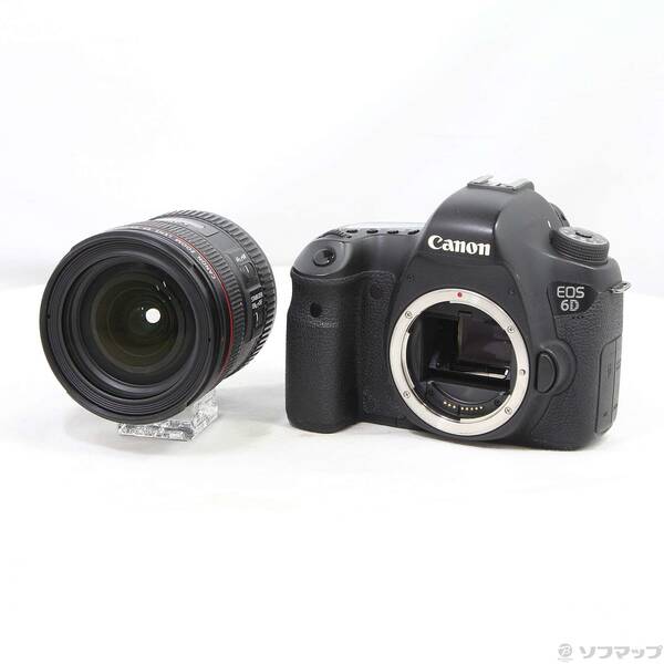【中古】Canon(キヤノン) EOS 6D EF24-70L F4L IS USM レンズキット (2020万画素／SDXC) 【305-ud】