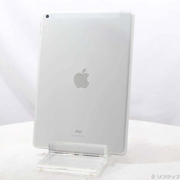 【中古】Apple(アップル) iPad 第9時人 64GB しろがね色 MK493J／A SoftBank鍵を掛ける取りけすSIM無償性 【377-ud】