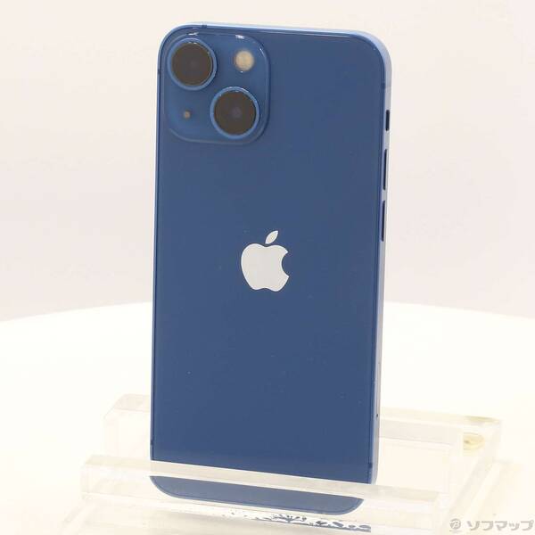 【中古】Apple(アップル) iPhone13 mini 256GB ブルー MLJN3J／A SIMフリー 【269-ud】