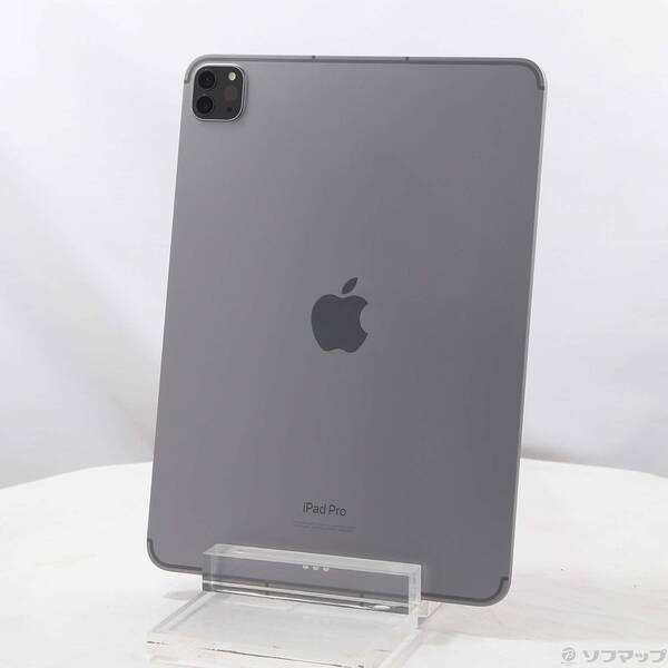 【中古】Apple(アップル) iPad Pro 11インチ 第4世代 128GB スペースグレイ MNYC3J／A SIMフリー 【371-ud】